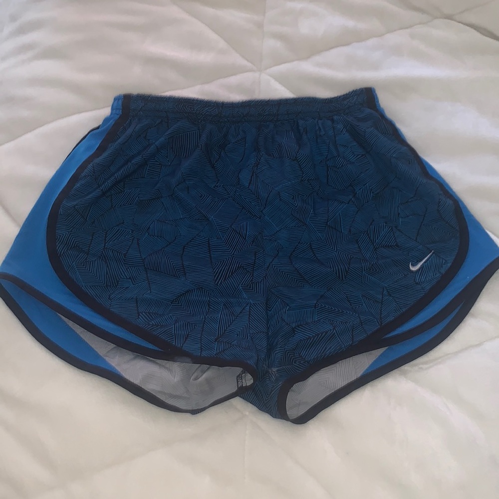 Blue Nike shorts